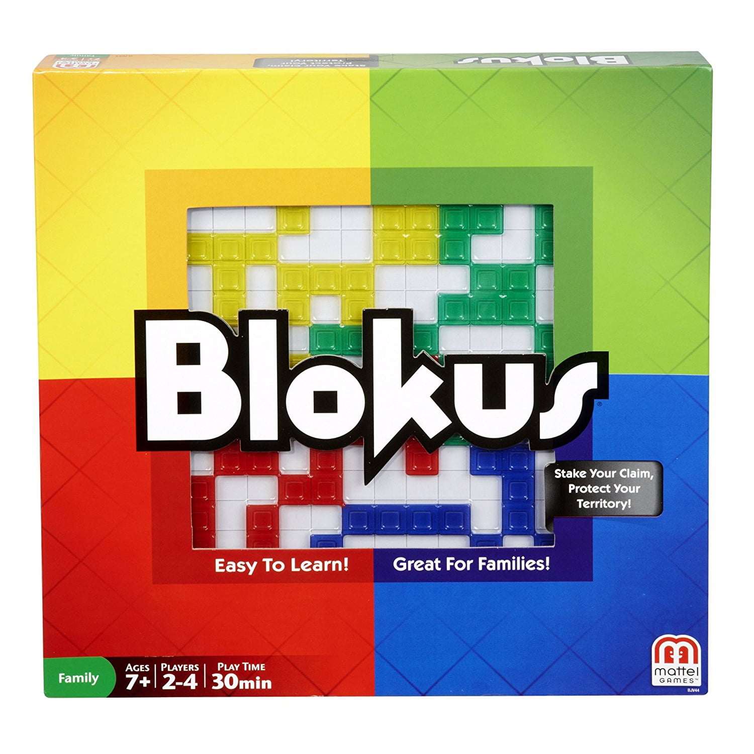 Mattel Blokus Puzzle 1-Player Brainteasers Brand New In Box Ages 7 