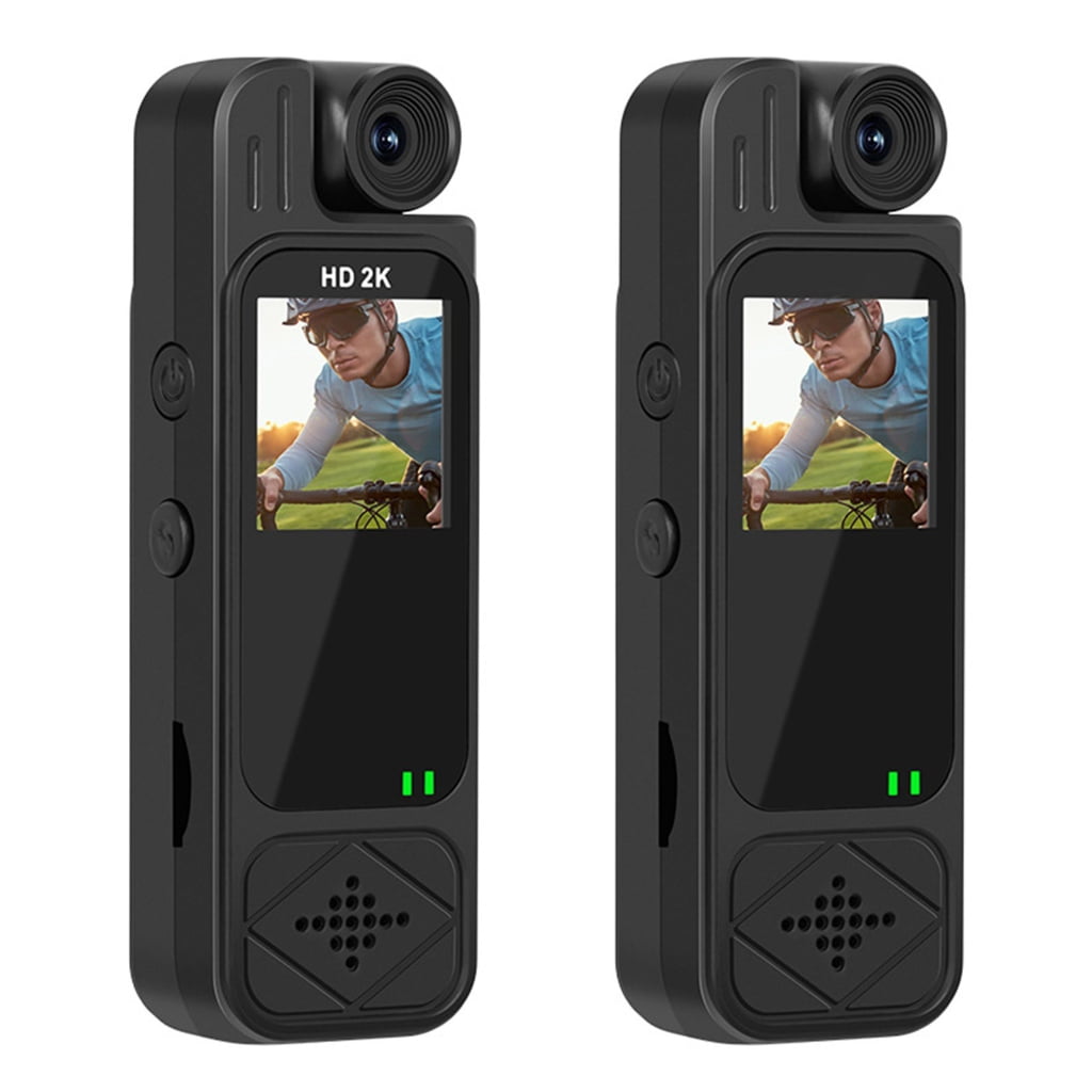 Tizuqe Pocket Video Camera Miniature Recording Device With 180° Rotating Lens 1200mAh
