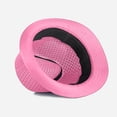 thumbnail image 6 of QASIEATN Classic Fit Bucket Hats for Women Summer Breathable Mesh Hat Outdoor Sun Hat British Jazz Hat Trendy Hat Sun Hat Fall Fashion Accessories, 6 of 8