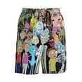 thumbnail image 4 of Rick And Morty Mens Swim Trunks Quick Dry Board Shorts With Mesh Lining, Beach Shorts Swimwear Bathing Suits, 4 of 7