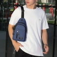 Large Capacity Sling Bag Crossbody Backpack with Headphone Hole for Men