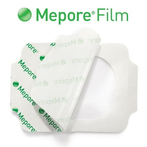 Mepore Film Transparent Film Dressing Rectangle Frame Style Delivery Without Label Sterile 2-2/5 X 2-3/5 Inch, Pack of 2