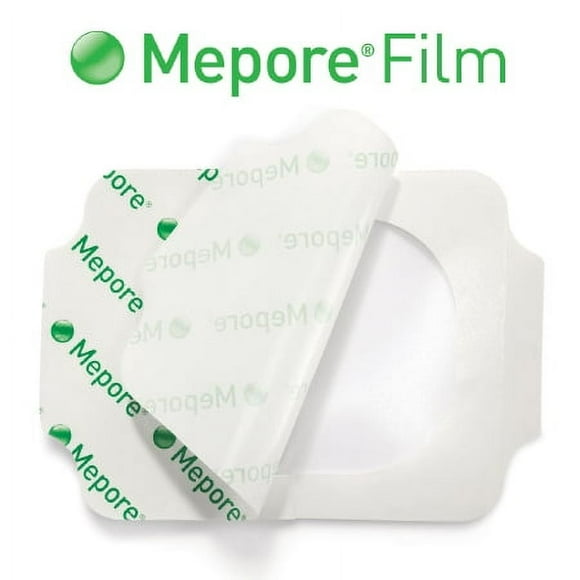 Mepore Film Transparent Film Dressing Rectangle Frame Style Delivery Without Label Sterile 2-2/5 X 2-3/5 Inch, Pack of 8