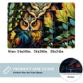 thumbnail image 2 of Owl Polyester Non-Slip Machine Washable Door Rug Game Mat Kitchen Rug Office Rugs, 2 of 6