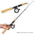 thumbnail image 3 of Winter Shrimp Fishing Rod Mini Ice Fishing Rod Metal Carbon, 3 of 8