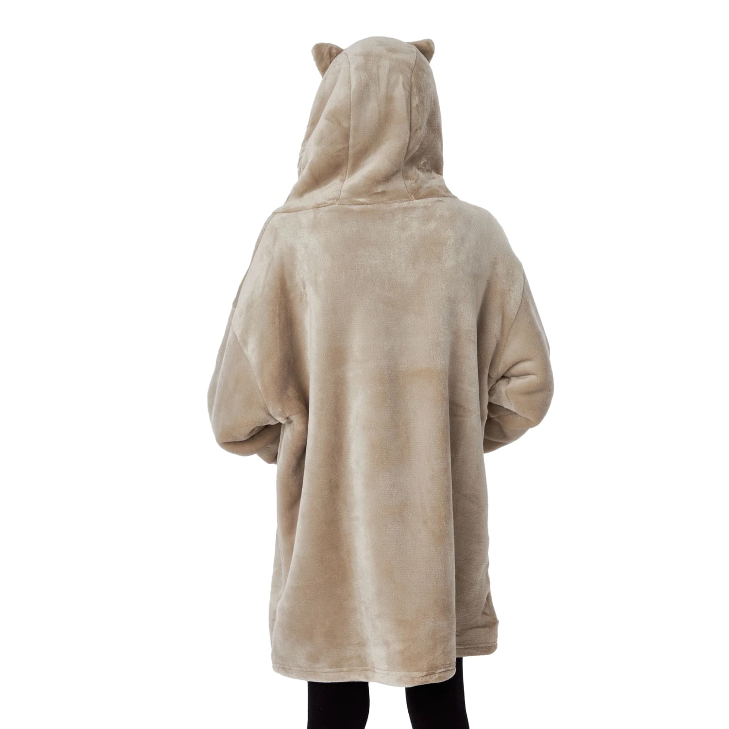 Pusheen Girls Hoodie Blanket Brown One Size