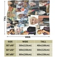 thumbnail image 3 of Ross Lynch Super Soft and Comfortable Flannel Throw Blankets Camping Blanket Beach Blankets for Decoration Bedroom Living Room Yoga, 3 of 6