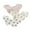 Set 2, variant on 3-Piece Drooling Bib Petal-shaped Burp Cloths for 0-24M Baby Breathable Saliva Towel Cartoon Print Baby Bib for Newborns