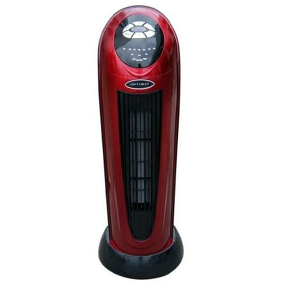 Optimus H7328S Heater 22 in. Oscillating Tower Digital Temp