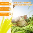 thumbnail image 4 of Uxcell 100-Pack Pre-Cut Trimmer Line, 0.095 Inch x 12 Inch Round Nylon String, Replacement Line for Trimming Grasses and Weeds [Yellow], 4 of 7
