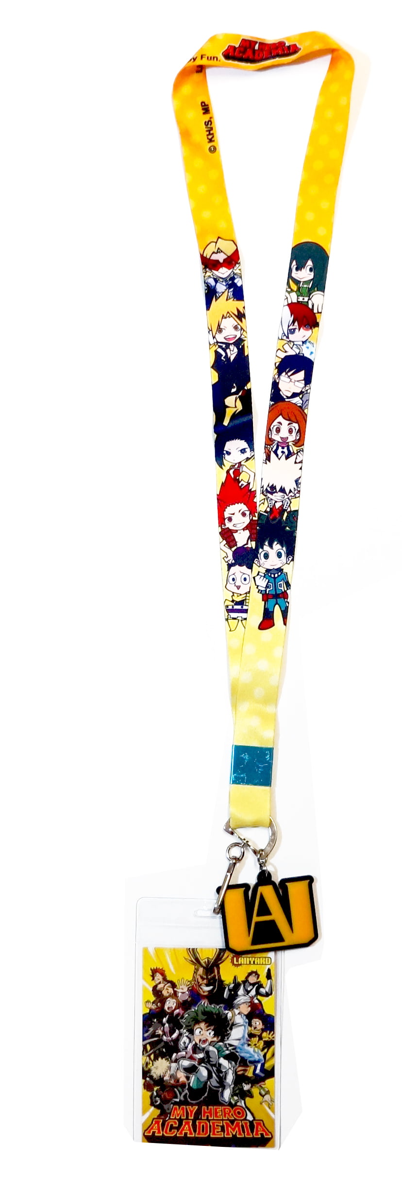 My Hero Academia No 1 Hero All Might Go Beyond Plus Ultra Lanyard with Badge ID 