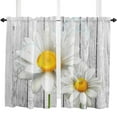 thumbnail image 5 of Daisy Waterdrop Wood Grain Curtains For Living Room Kitchen Curtain Bedroom Decorative Window Treatments Home Drapes, 5 of 7
