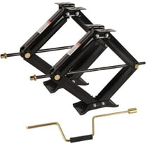 Doppy 6500lbs RV Stabilizer Jacks,4-24" Height RV Leveling Scissor Jacks,Heavy Duty Camper Stabilizer Jacks for Travel Trailer with Crank Handle,Set of 2