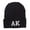 Black, variant on AK Alaska State Embroidered Cuff Beanie - Black OSFM