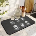 thumbnail image 3 of Premium Coffee Mat for Ultimate Fun - Espresso Tray for Coffee Bar, Ideal Under Coffee Pot Mat, Coffee Drying Mat Efficient Dish Drying Mat, Size 19.5x12in; Kitchen Counter Drying Pad, 3 of 7