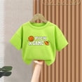 thumbnail image 4 of Nilvkv Boys T Shirts,Shirts for Boys,Kids Short Sleeve Crew Neck T-Shirt Basketball Print Pick a Game Soft Casual Breathable Top Green 11-12 Years, 4 of 5