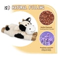 thumbnail image 4 of Almohadilla térmica de peluche con forma de cuco, forma de vaca, con aroma a lavanda, 4 of 9