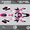 Magenta, variant on Kalair GFX Graphics Kit for Honda CRF 450R (2005-2007) Evader Series