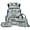 Bass Camo, variant on Capybara Turtle Pattern 3 Pcs Set Backpack Set with Student Backpack Lunch Insulated Bag Stationery Organizer with Practical Colorfast Kids Backpack Set