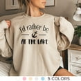 thumbnail image 2 of Lake Life Sweatshirt, Lake Vacation Shirt, Lake House, Family Lake Shirt, (LightPink, L), 2 of 10