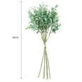 thumbnail image 6 of 6Pcs Eucalyptus Leaves Stems Bulk Artificial Silver Dollar Leaves Sprays Faux Oval Eucalyptus Leaves for Wreath Garland Floral Bouquets Arrangement Wedding Greenery Decoration, 6 of 8