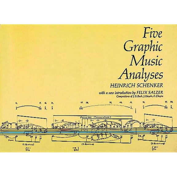 Dover Books on Music: Analysis Five Graphic Music Analyses, (Paperback)