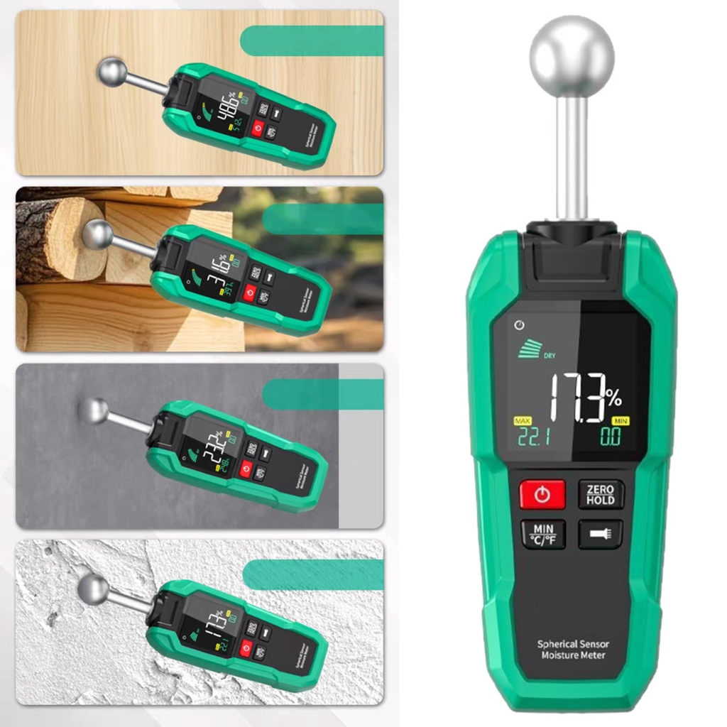MOMOJIA Easy Digital Hygrometer Temperature Humidity Mists Point Monitor for Household