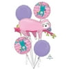 Pink Sloth Foil Balloon Bouquet