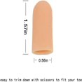 thumbnail image 2 of LNGOOR 30 Pieces Gel Toe Caps  Silicone Toe Protector  Toe Covers  Protect Toe from Rubbing  Ingrown Toenails  Corns  Blisters  Hammer Toes and Other Painful Toe Problems, 2 of 4