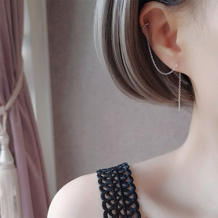 Helix Hook Cuff Earrings Ear Wrap Crawler Hook Earrings For Women