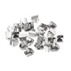 thumbnail image 1 of Clips para Cordones de Zapatos Unique Bargains 10 x 7 mm Latón Plateado 30 Unidades, 1 of 5