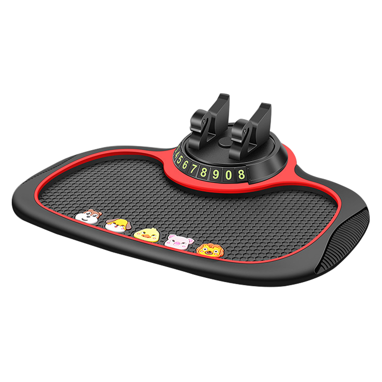 Disque Conduite Accompagnée 10 Tapis Silicone Antidérapant Tableau De Bord Voiture - Gel Adhésif Réutilisable Pour Téléphone, Clés, Pièces Tapis Antidérapant Silicone