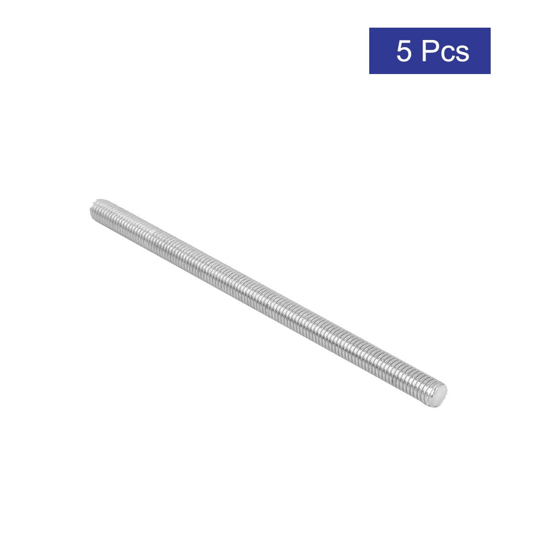 Unique Bargains M10 x 180mm Metric Right Hand Thread Fully Threaded Rod Stud Fastener 5Pcs