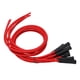 thumbnail image 3 of Sparking Plug Ignition Wire, Wear Resisting Sparking Plug Ignition Wire Set Great Adaptation Red High Temperature Resistance For Cars, 3 of 8