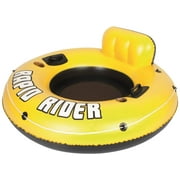 Bestway CoolerZ Rapid Rider 53" Inflatable Pool River Raft Tube Float, Yellow