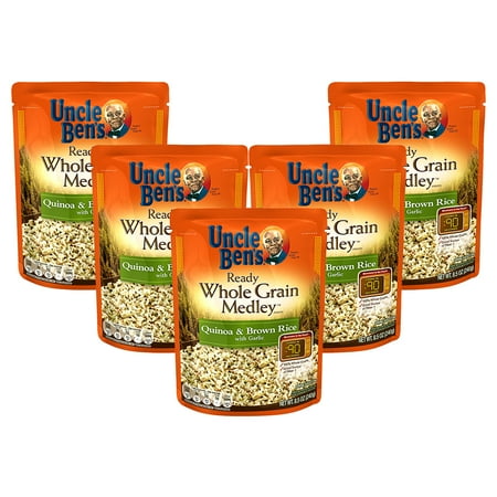 - (5 Pack) UNCLE BEN'S Ready Medley: Quinoa & Brown Rice, 8.5oz