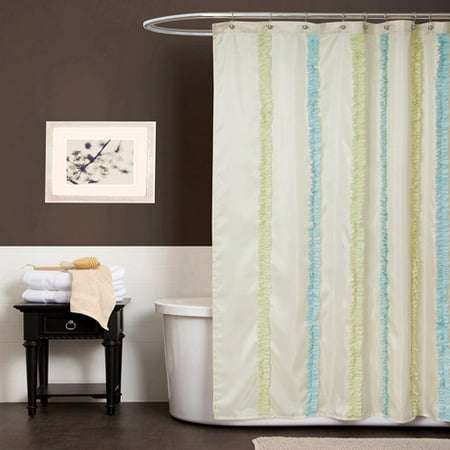 UPC 848742000205 product image for Aria Blue and Green Shower Curtain | upcitemdb.com