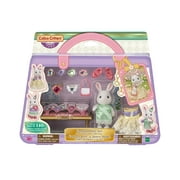 Calico Critters Fashion Playset Jewels & Gems Collection, Dollhouse Playset with Snow Rabbit Figure and Fashion Accessories