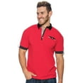 thumbnail image 1 of TR Men's Lightweight Fashion Polo Shirt by 9 Crowns Essentials (Red, Small), 1 of 2