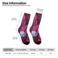 thumbnail image 2 of Daiia ink Donkey Pop Art Print Crew Socks – Soft Breathable Long Socks for Men & Women, Moisture-Wicking & Comfortable Daily Wear Socks, One-Size Fits Most (US 5-11), 2 of 6