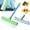 Blue, variant on Alisanda Recyclable Silicone Window Squeegee Kit, 2025 New Multifunctional Window Squeegee Cleaner Kit, Rotatable Rubber Squeegee, Window Cleaning Tool for Home Shower Car Windshield (Blue)
