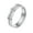 Silver, variant on Men's Stainless Steel 6MM ClassicHigh Polished Round Cubic Zirconia Wedding Band Ring Silver Size 6