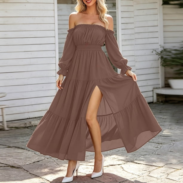 navy wedding guest dresses Dark Halter Sleeveless Ruched A-Line Ankle Length Dress COCOMELODY CG0360 or evening events camisas-vestir Bridal Gowns Pearls And Size:16 (preorder)