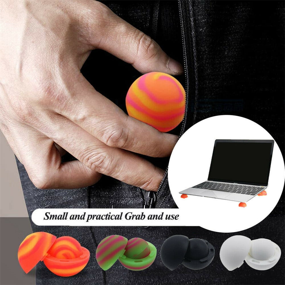 Portable Skidproof Silicone Cooling Stand Cooler Ball for Laptop PC Green 