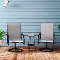 thumbnail image 2 of Outsunny Patio Swivel Chair Set of 2, Swivel Rocker with High Back, Grey, 2 of 10