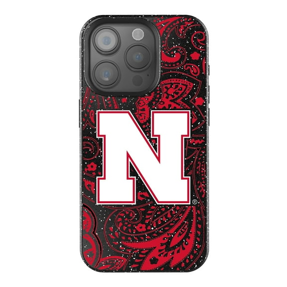 Keyscaper Nebraska Huskers Paisley Bling iPhone Case