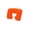 Orange #4, variant on Inflatable Travel Neck Pillow | U-Shaped Cervical Support Cushion for Airplane, Camping & Office | Portable PVC Flocked Pillow with Soft Cover - Gray/Blue/Pink/Orange | 13.38x9.05 Inches