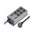 thumbnail image 4 of StarTech.com 6-Outlet Industrial Power Strip, EMI Isolation. Mountable - Power strip (wall mountable / surface mountable) - 125 V - input: NEMA 5-15P - output connectors: 6 (power NEMA 5-15R) - 8 ft cord - space gray, 4 of 9