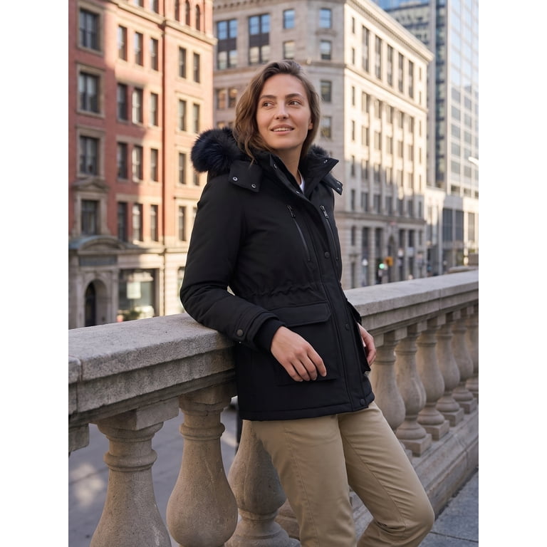 Wantdo Women's Recycled Winter Parka with Removable Hood photo 2