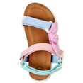 thumbnail image 2 of Wonder Nation Toddler Girls Floral Flatform Sandals, Sizes 7-12, 2 of 3